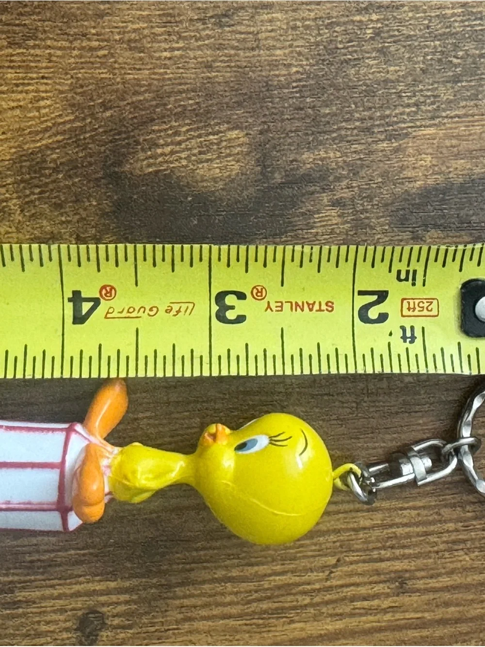 Vintage‎ 1996 Tweety Bird Birdcage Keychain Warner Bros Looney Tunes PVC